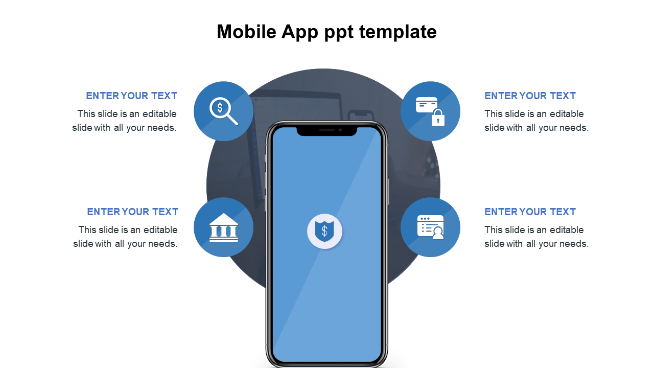 Mobile App ppt template 